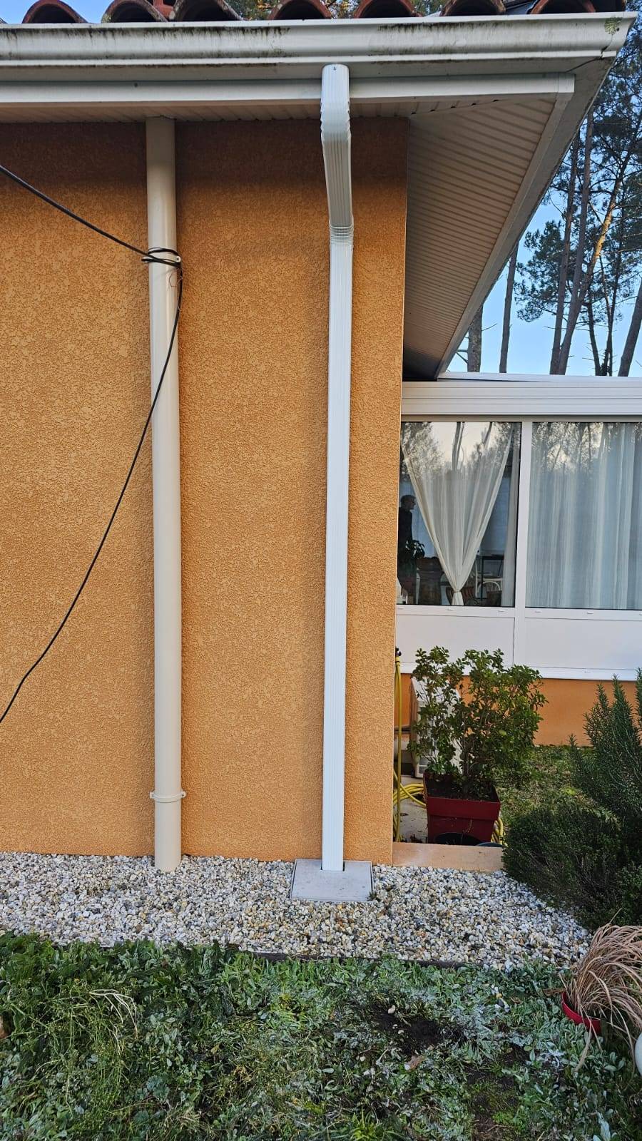 Fabrication de gouttière alu Sanguinet 40460