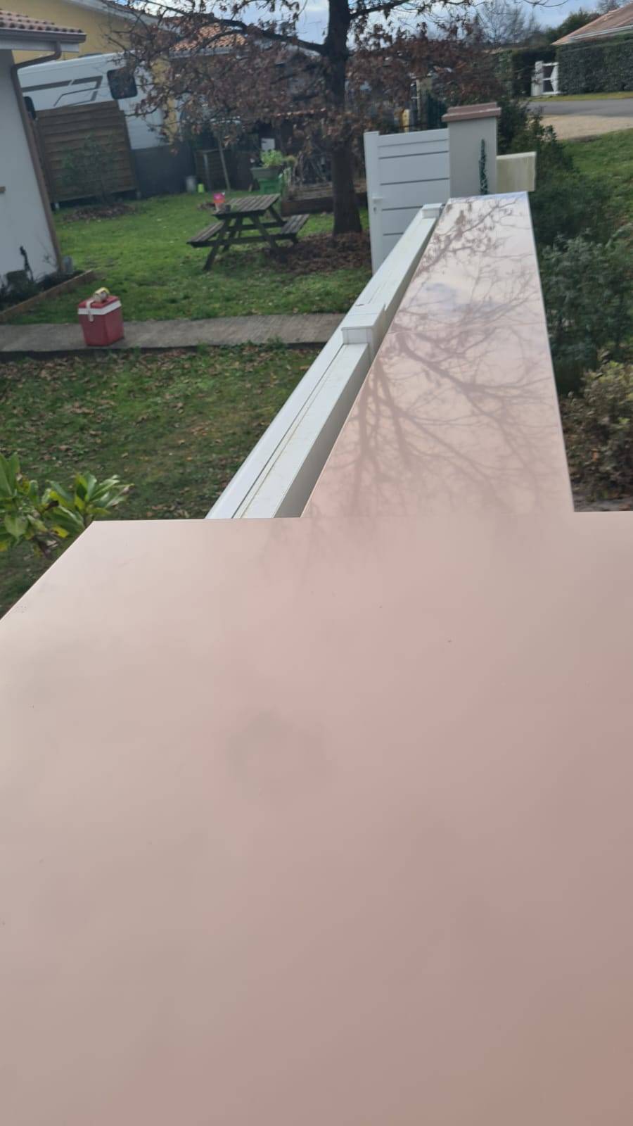 Pose de couvertine pour muret ou acrotère Mimizan 40200