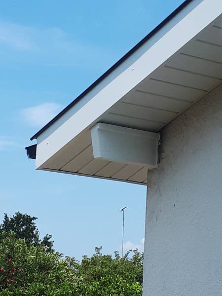 Pose de sous-face et de bandeaux en aluminium blanc à Biscarrosse et ses alentours