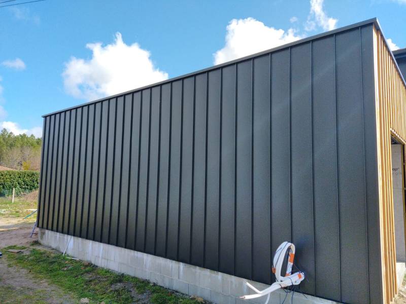 Couvrir en joint debout aluminium Alu Gouttières Bisca