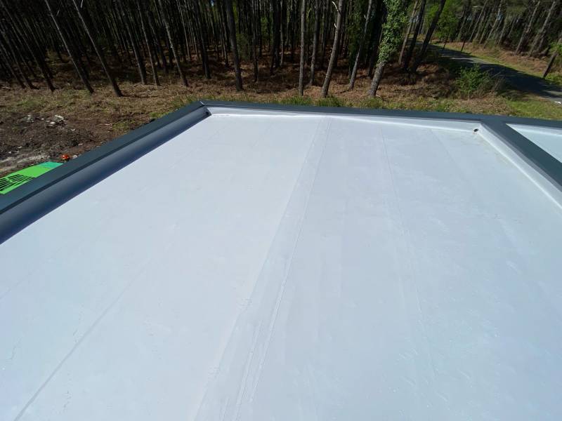 Terrasse avec étanchéité et élégance à Pontenx-les-Forges