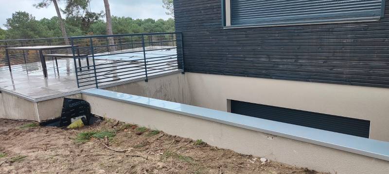 Couvertines gris métallisé DAL'ALU de qualité aux environs de Saint-Pierre-du-Mont