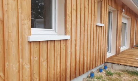 Réalisation d'appuis fenêtre en aluminium par la société Alu Gouttières Bisca