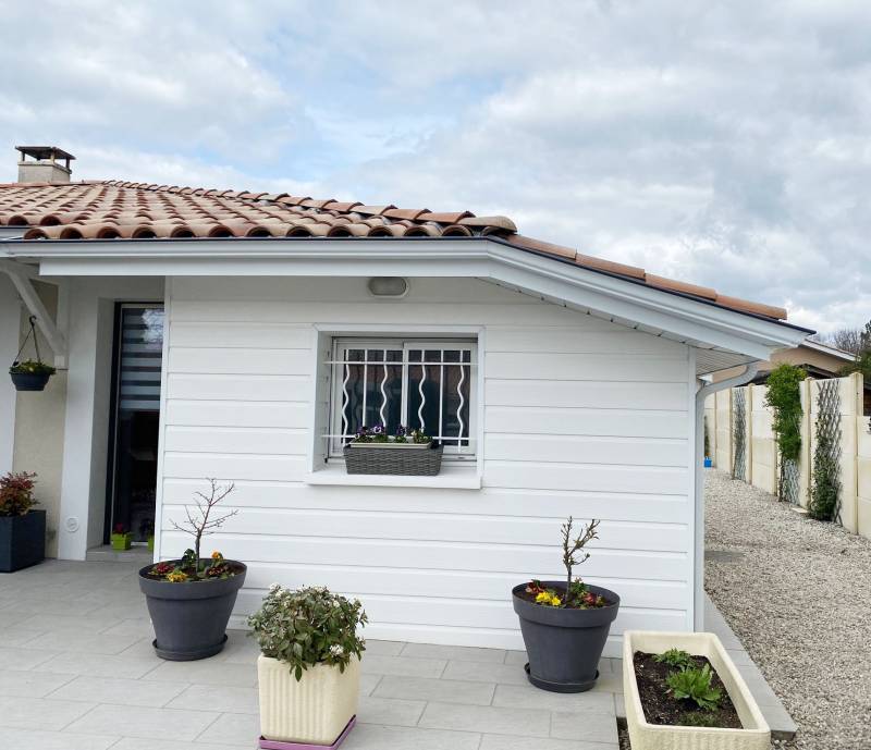 Installation de gouttières type 