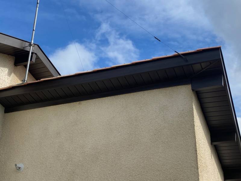 Rénovation des sous-faces en aluminium sur une maison à Gujan-Mestras