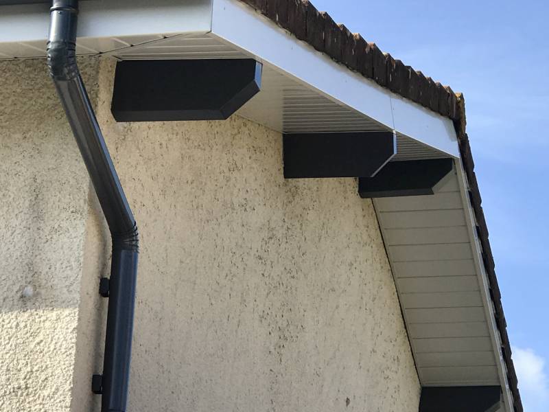 Rénovation par le changement des sous-face, bandeaux et tête de panne au Barp