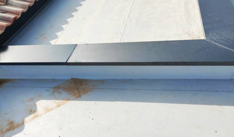 Couvertine en aluminium réalisée par la société Créalu sur a commune de Tilh