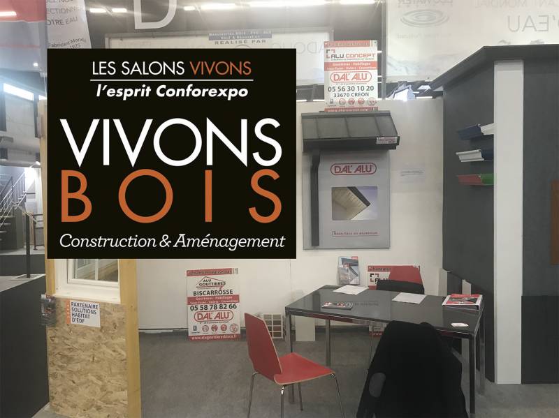 Vivons bois salon dal alu bisca biscarrosse