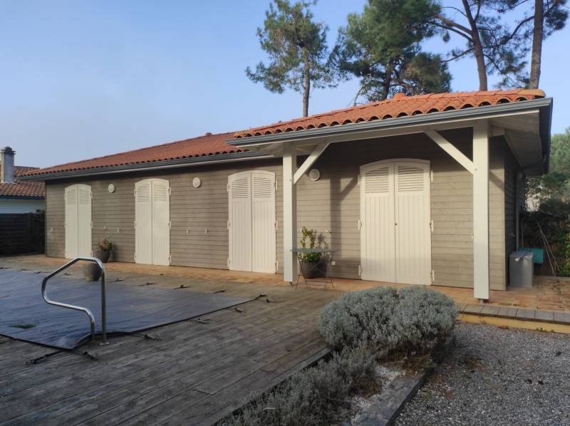 Gouttières Niagara sur-mesure teinte gris antique