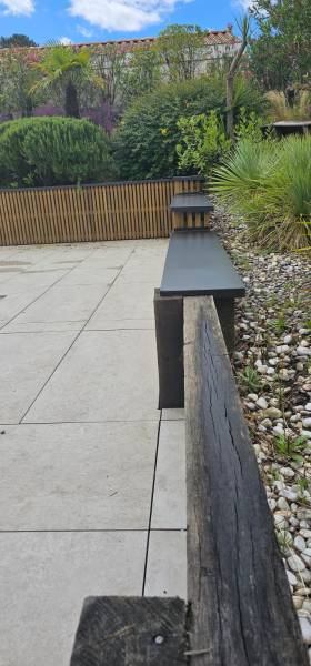 Installation et entretien d’une couvertine mécanique de couleur noir graphite par Alu Gouttières Bisca à Biscarrosse