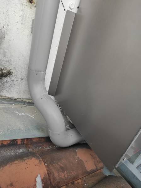 Gouttières en aluminium diamètre 80 de qualité à Biscarrosse et